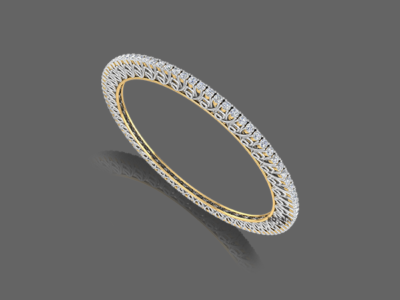 Sleek Diamond Bangle