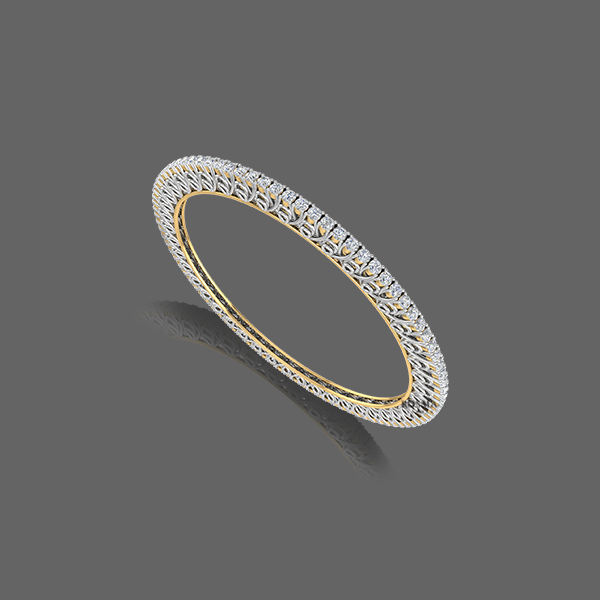 Sleek Diamond Bangle