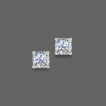 0.75ct Classic Cushion Lab Grown Studs