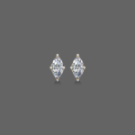 1 Ct Marquise Solitaire Lab Diamond Grown Studs