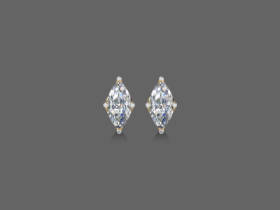 1 Ct Marquise Solitaire Lab Diamond Grown Studs