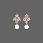 Drops of Pearl Diamond Earrings