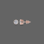 Casual Diamond Stud Earrings