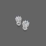 Casual Diamond Stud Earrings