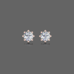 Casual Diamond Stud Earrings