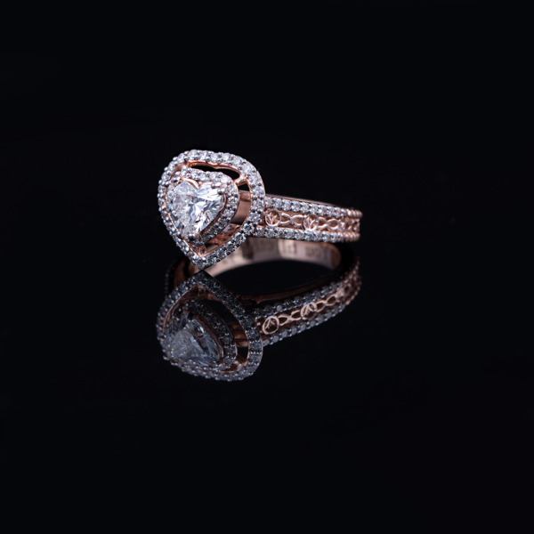 Heart Cut Diamond Engagement Ring