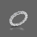 Pear Shaped Diamond Eternity Band