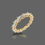 Pear Shaped Diamond Eternity Band