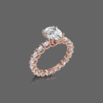 Reigning Oval Diamond Ring For Women