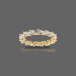 Pear Shaped Diamond Eternity Band