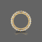 Pear Shaped Diamond Eternity Band