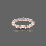 Pear Shaped Diamond Eternity Band