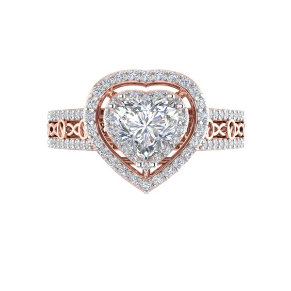 Heart Cut Diamond Engagement Ring