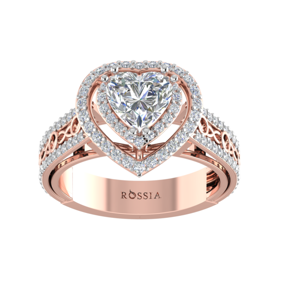 Heart Cut Diamond Engagement Ring