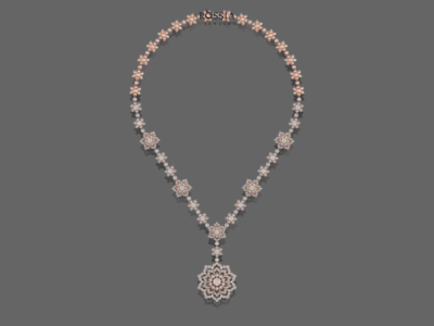 Rossia Gold and Diamond Necklace