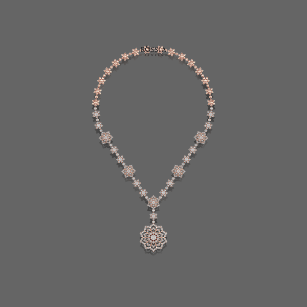 Rossia Gold and Diamond Necklace